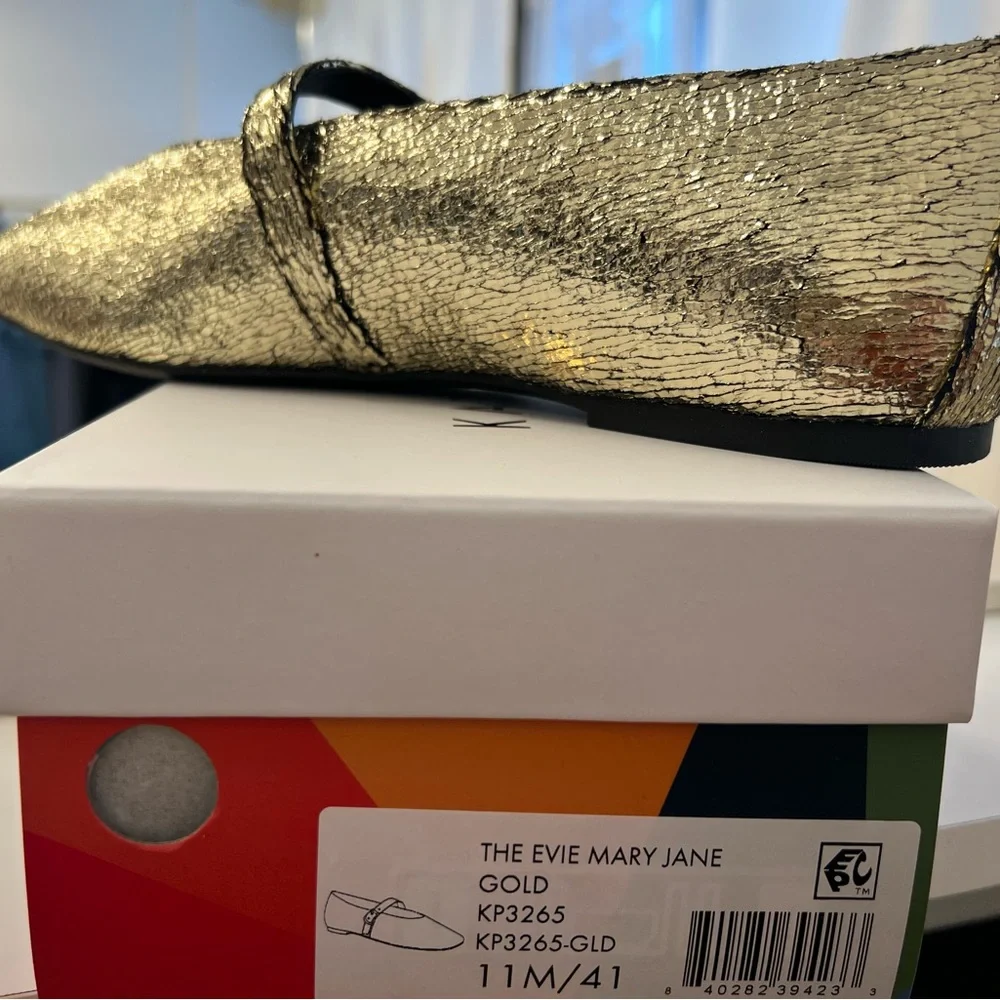 Katy Perry Collections Gold Flats - Picture 6 of 7